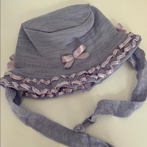 Toddler girls hats  100% cotton made in Italy